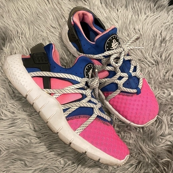 Nike | Huarache NM | Pink + Blue Sneakers | Women’s Size 6.5 - Picture 3 of 9